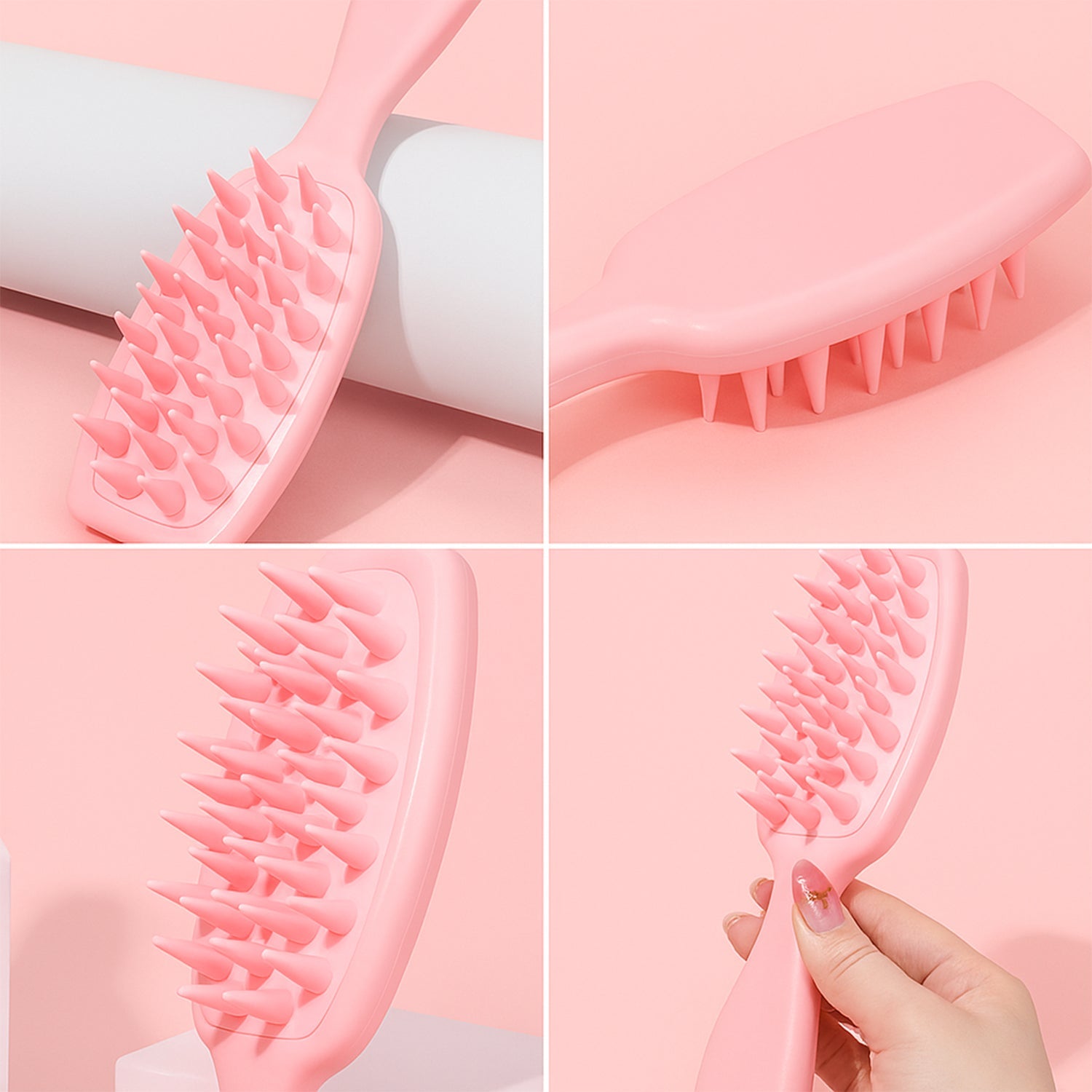 Multipurpose Silicone Scalp Massager Shampoo Brush (1 Pc) Multipurpose Silicone Scalp Massager Shampoo Brush (1 Pc)
